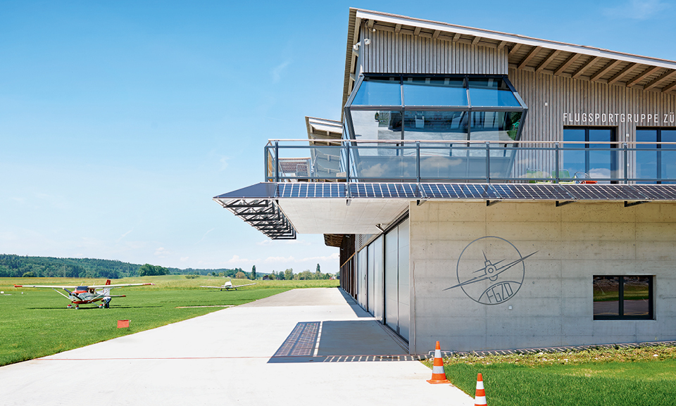 Glasfassade s: 311 | Flughafen Speck Tower Fehraltorf